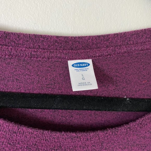 Old Navy Winter Wine Purple Long Sleeve Shirt - Picture 4 of 6